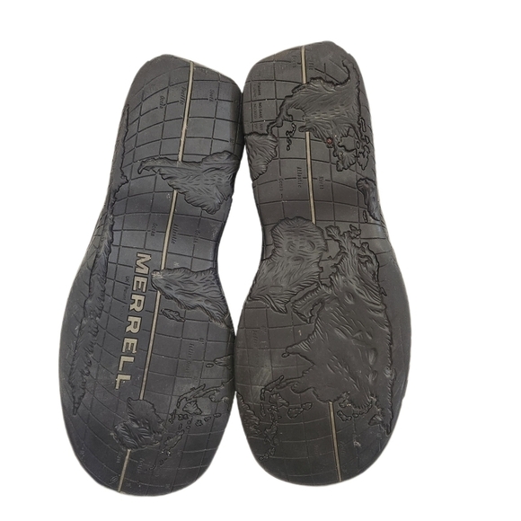 MERRILL World Summit Oxford Style Split Toe, Gray Suede, Mens 13 main image 6